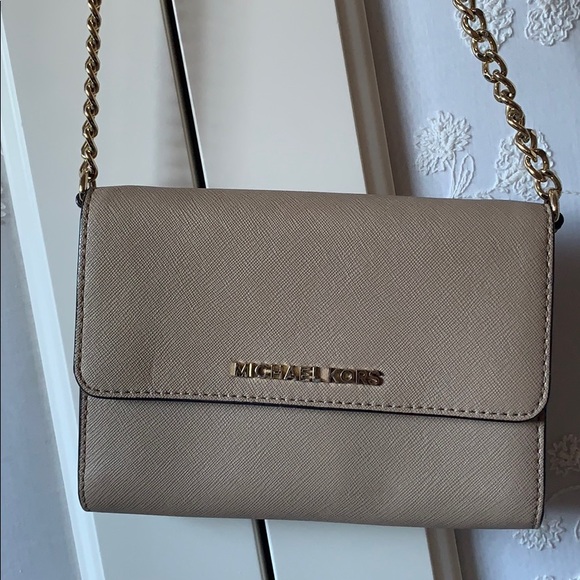 Michael Kors Bags Michael Kors Beige Crossbody Poshmark